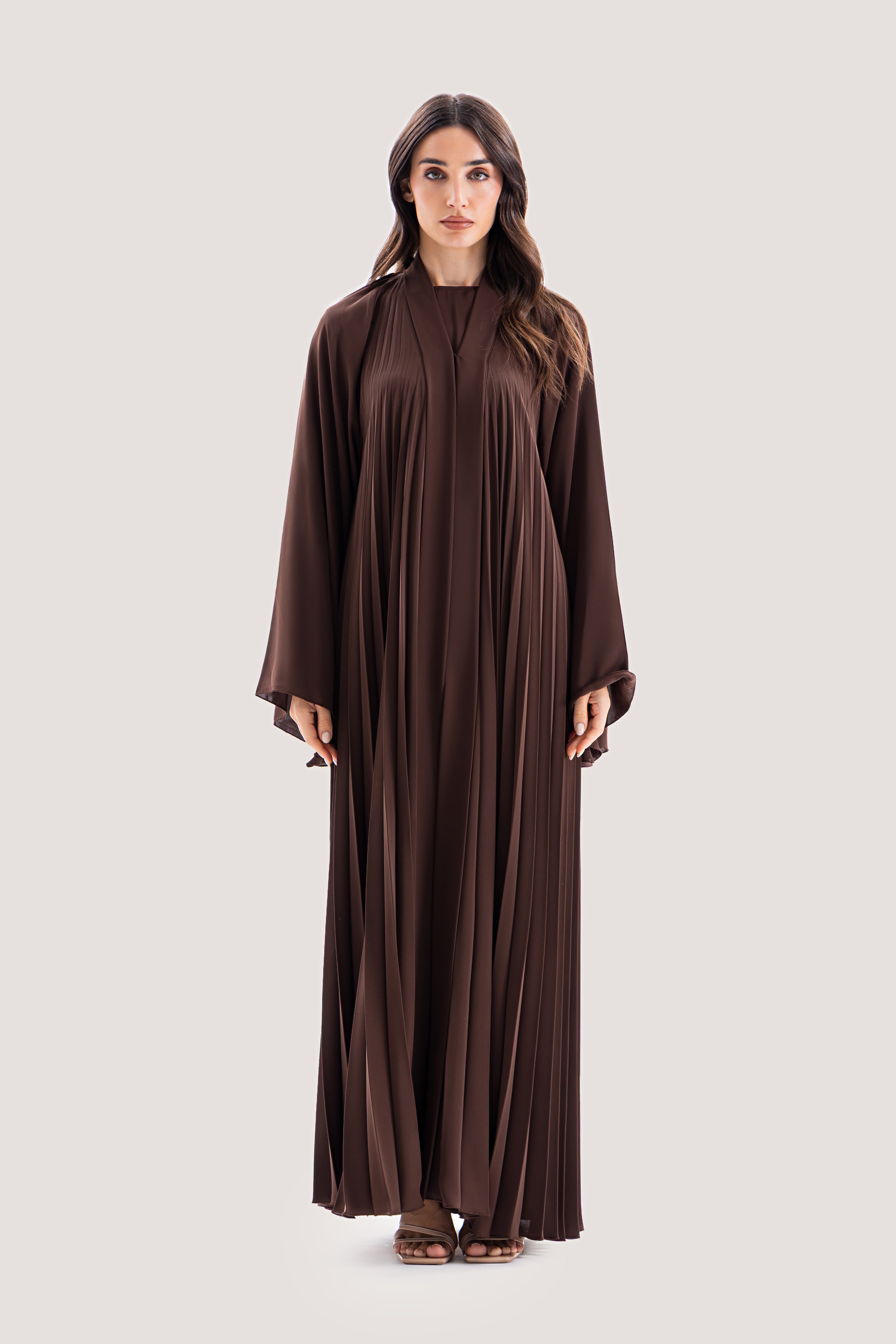 Chocolate Layered Abaya