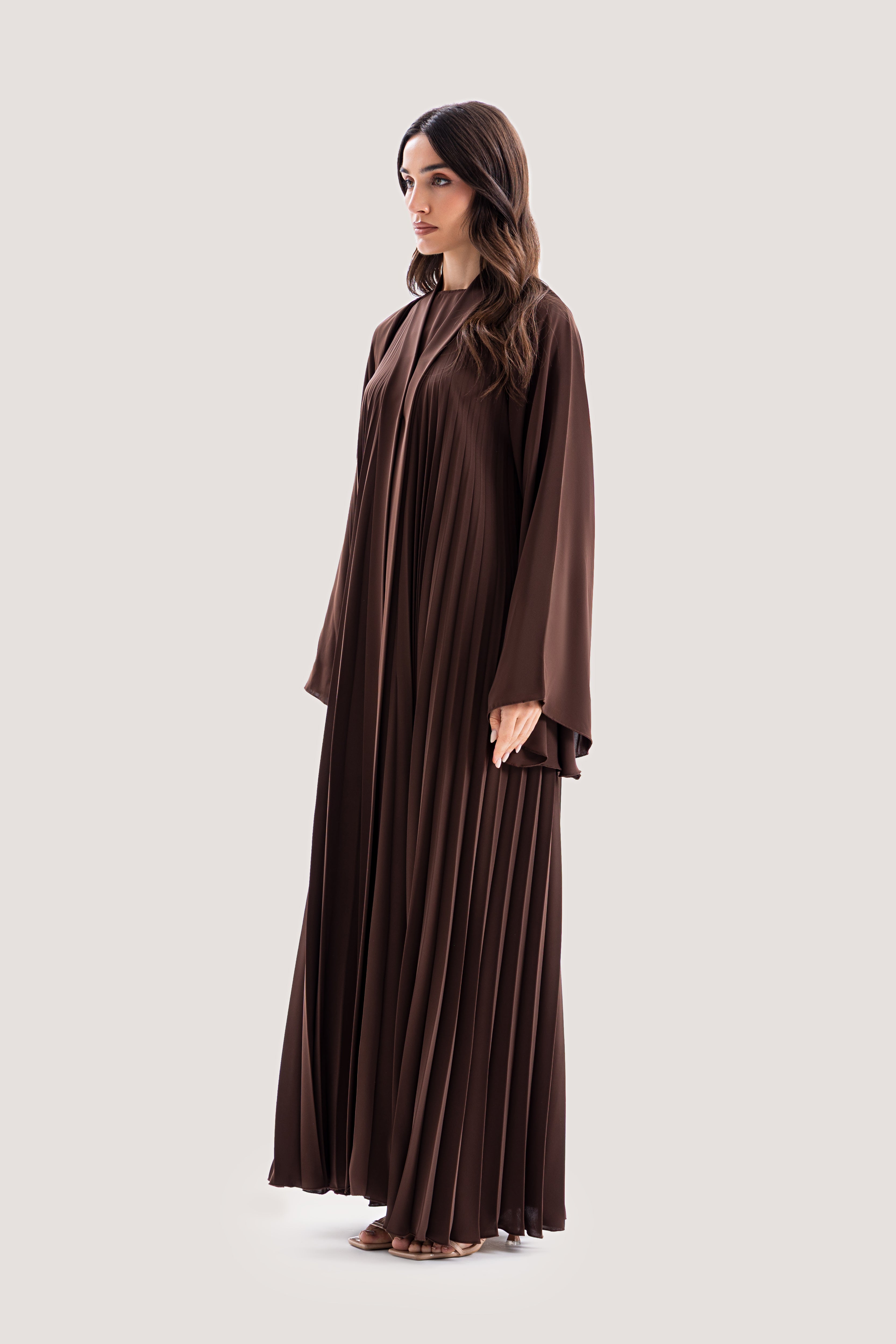 Chocolate Layered Abaya