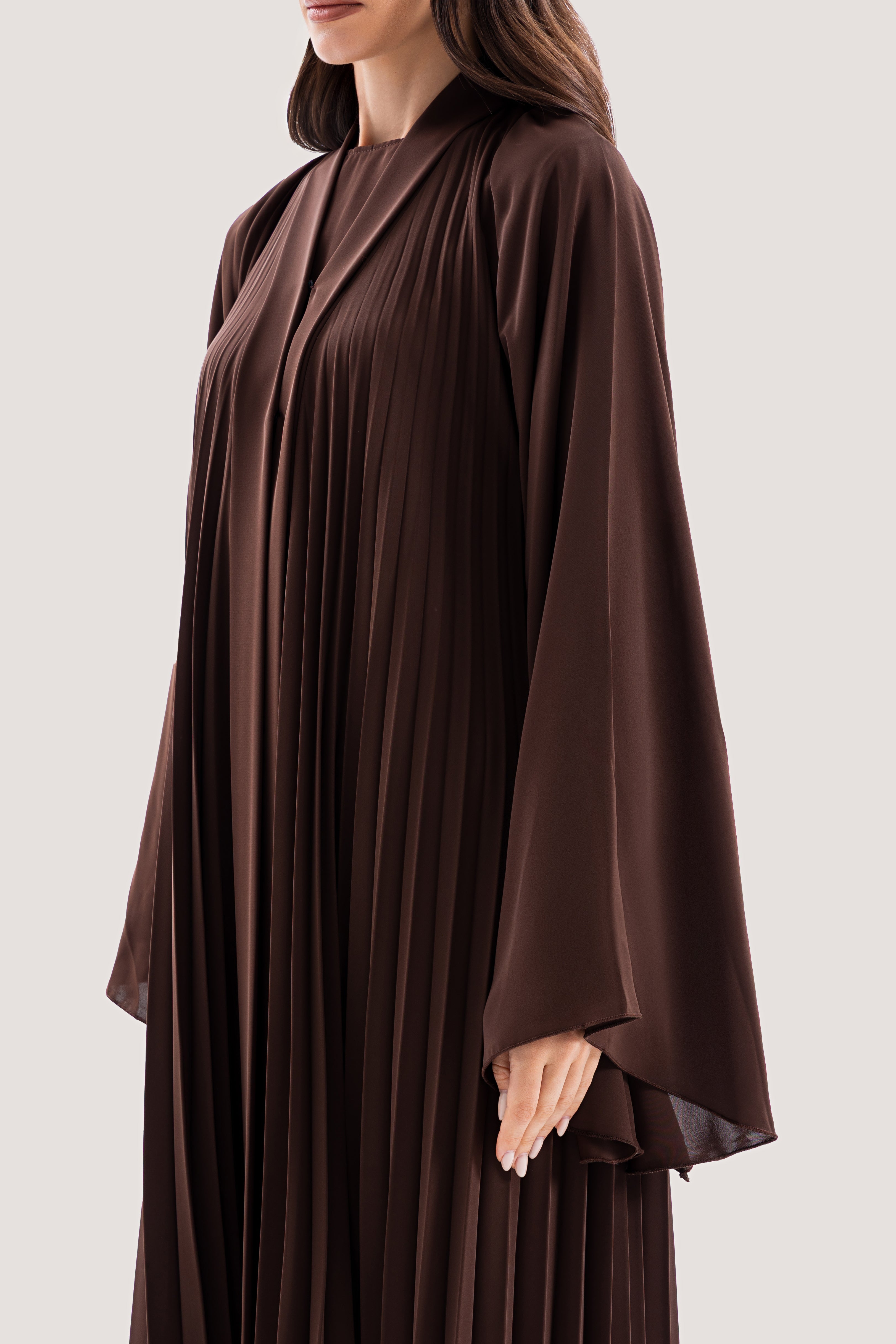 Chocolate Layered Abaya
